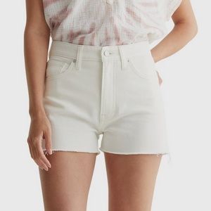 Lucky Brand High Rise Lucky Pins Short in Off White | EUC Size 26 (2)